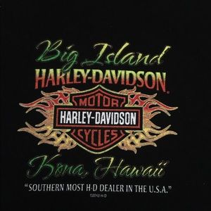 Harley Davidson Trademark T shirt from Hawaii